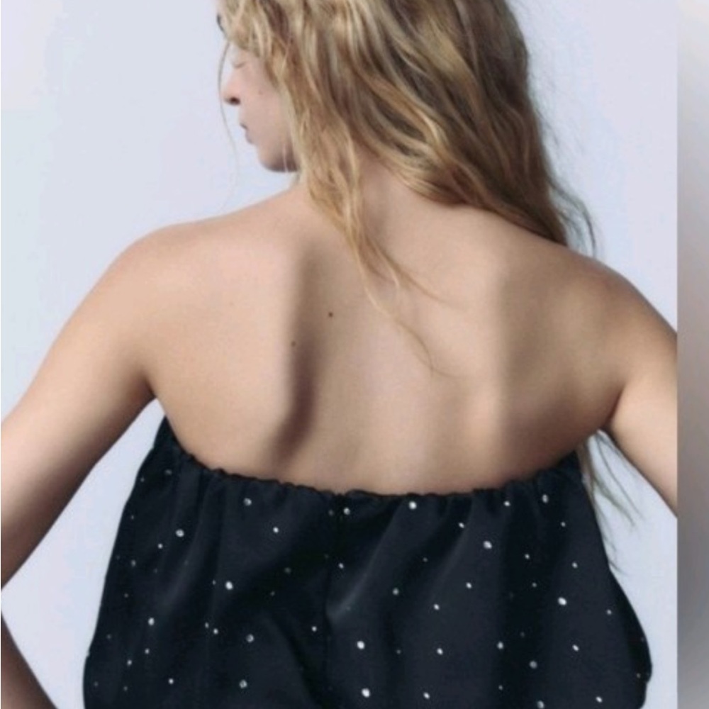 Zara embellished balloon top - Picture 3 of 7